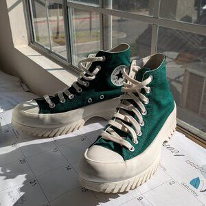 Converse Chuck Taylor All Star Lugged 2.0 High-Top Sneakers Green Size 9 Women